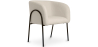 Buy Upholstered Dining Chair - White Boucle - James White 60547 - in the UK