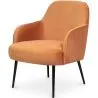 Buy Velvet upholstered Armchair - Hyra Orange 60548