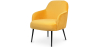 Buy Upholstered Dining Chair - Velvet - Hyra Yellow 60548 - in the UK