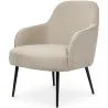 Buy Velvet upholstered Armchair - Hyra Taupe 60548