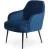 Buy Velvet upholstered Armchair - Hyra Dark blue 60548