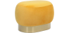 Buy Pouf - Velvet and Metal - Luxe Yellow 60552 - prices