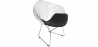 Buy Lounge Chair - Steel Design Chair - Berty Black 16443 - in the UK