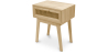 Buy Bedside Table with Drawer - Boho Bali Wood - Yanpai Natural 60605 - in the UK