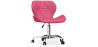 Buy Office Chair with Wheels - Swivel Desk Chair - Upholstered in Leatherette - Wito Fuchsia 59871 - in the UK