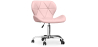 Buy Office Chair with Wheels - Swivel Desk Chair - Upholstered in Leatherette - Wito Pink 59871 - prices