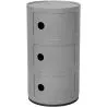 Buy Storage Container - 3 Drawers - New Caracas 3 Grey 60607