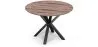 Round Dining Table - Industrial - Wood and Metal - Bayron image 9