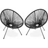 Buy Pack Acapulco Chair x2 - Black Legs - New edition Black 60611