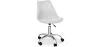 Upholstered swivel chair with Wheels - Tulip image 9