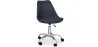 Upholstered swivel chair with Wheels - Tulip image 9