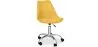 Upholstered swivel chair with Wheels - Tulip image 9