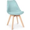 Fabric Upholstered Dining Chair - Scandinavian Style - Denisse image 9