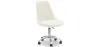 Desk Chair with Wheels - White Boucle - Tulip image 9