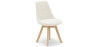 Buy Upholstered Dining Chair - White Boucle - Tulip White 60614 - in the UK