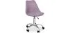 Upholstered swivel chair with Wheels - Tulip image 9