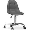 Buy Desk Chair with Wheels - Upholstered - Fery Grey 60616