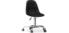 Buy Desk Chair with Wheels - Upholstered - Fery Black 60616 - in the UK