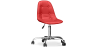 Buy Desk Chair with Wheels - Upholstered - Fery Red 60616 in the United Kingdom