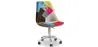  Swivel Office Chair - Patchwork Upholstery - Simona image 9