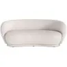 Buy Curved Sofa - 3 Seater - Boucle Fabric - Curvy White 60628