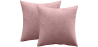 Buy Pack of 2 velvet cushions - cover and filling - Mesmal Rose Gold 60631 - in the UK