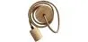 Hanging Lamp Cable in Jute and Wood - 200cm - Hanz image 9
