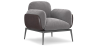 Buy Upholstered Velvet Armchair - June Light grey 60650 - in the UK
