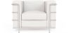 Buy Design Armchair - Upholstered in Vegan Leather - Lecur White 60657 - prices