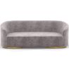 3/4-Seater Velvet Upholstered Sofa - Herina image 9