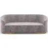 3/4-Seater Velvet Upholstered Sofa - Herina image 9