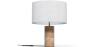 Buy Table Lamp with Marble Base - Sidney White 60663 - in the UK
