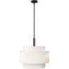 Buy Ceiling Pendant Lamp - Fabric Shade - Lorwe Black 60681