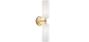 Buy Wall Lamp Aged Gold - 2-Light Wall Sconce - Feru Aged Gold 60683 - in the UK