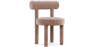 Buy Dining Chair - Upholstered in Velvet - Rhys Cream 60708 at Privatefloor