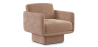 Buy Velvet Upholstered Armchair - Jackson Cream 60698 - in the UK