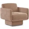 Buy Velvet Upholstered Armchair - Jackson Cream 60698
