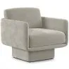 Buy Velvet Upholstered Armchair - Jackson Light grey 60698