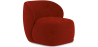Buy Velvet Upholstered Armchair - Mykel Red 60702 with a guarantee