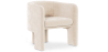 Buy Velvet Upholstered Armchair - Callum Beige 60700 - prices