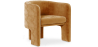 Buy Velvet Upholstered Armchair - Callum Mustard 60700 - in the UK