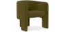 Buy Velvet Upholstered Armchair - Callum Olive 60700 - in the UK