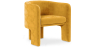 Buy Velvet Upholstered Armchair - Callum Yellow 60700 at Privatefloor