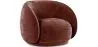 Curved Velvet Upholstered Armchair - Cally image 9