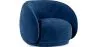 Curved Velvet Upholstered Armchair - Cally image 9