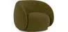 Curved Velvet Upholstered Armchair - Cally image 9