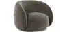 Curved Velvet Upholstered Armchair - Cally image 9