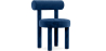 Buy Dining Chair - Upholstered in Velvet - Rhys Dark blue 60708 - prices