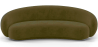 Buy Velvet Curved Sofa - 3/4 Seats - Souta Olive 60691 with a guarantee