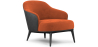 Buy  Velvet Upholstered Armchair - Luc Brick 60704 in the United Kingdom